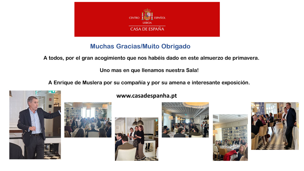 Almuerzo Jueves 9 de Abril - Almoço Quinta feira 9 de Abril