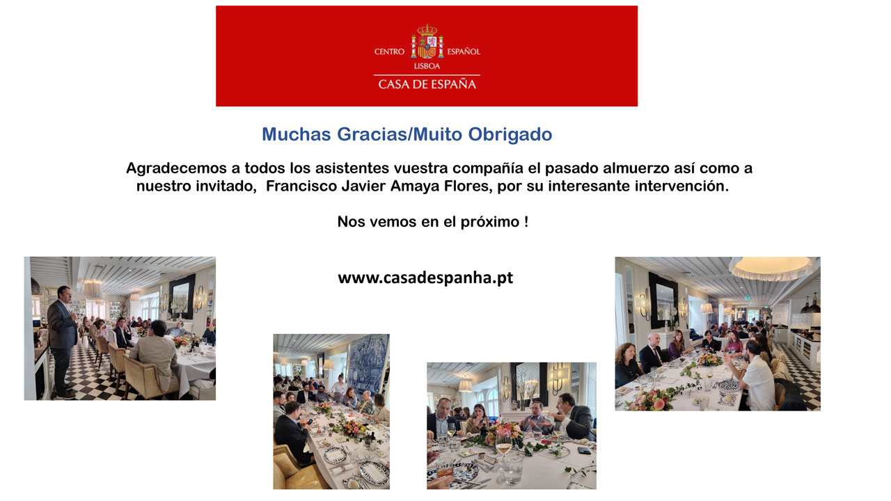 Almuerzo Jueves 7 de Mayo – Almoço Quinta-feira 7 de Maio