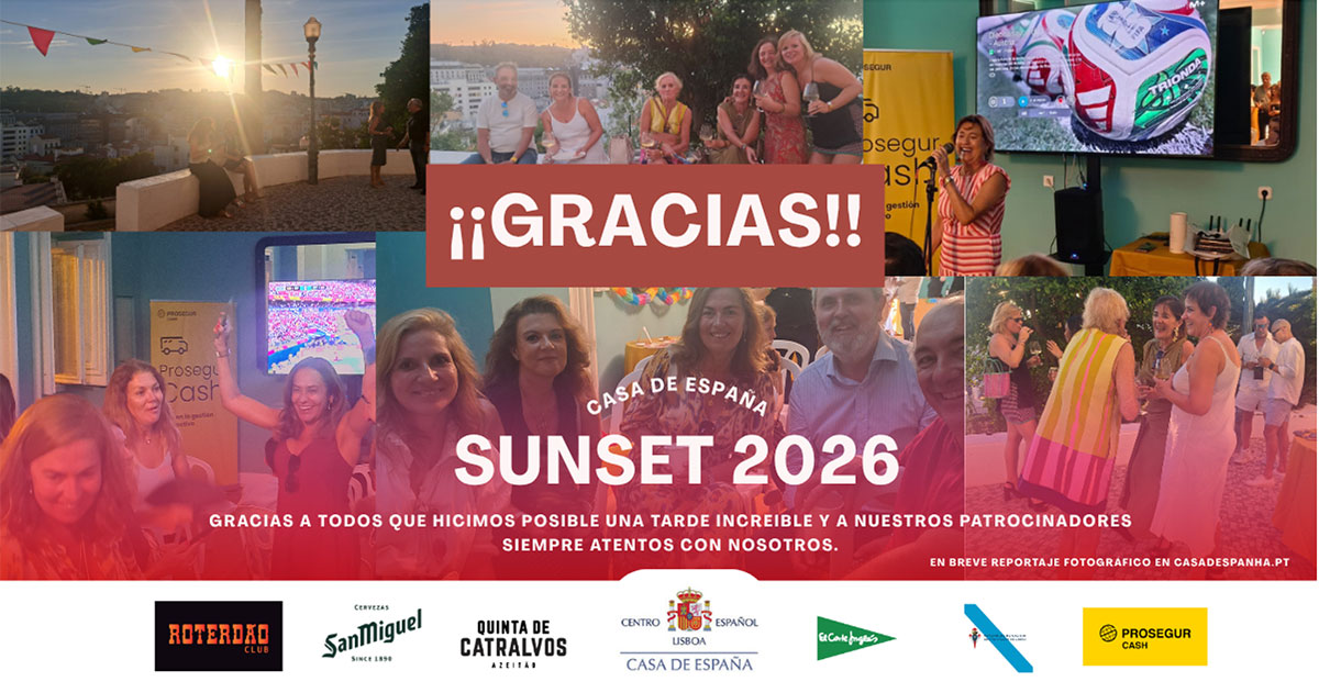 SUNSET - Casa de España - Jueves 2 de Julio - 19H-22H