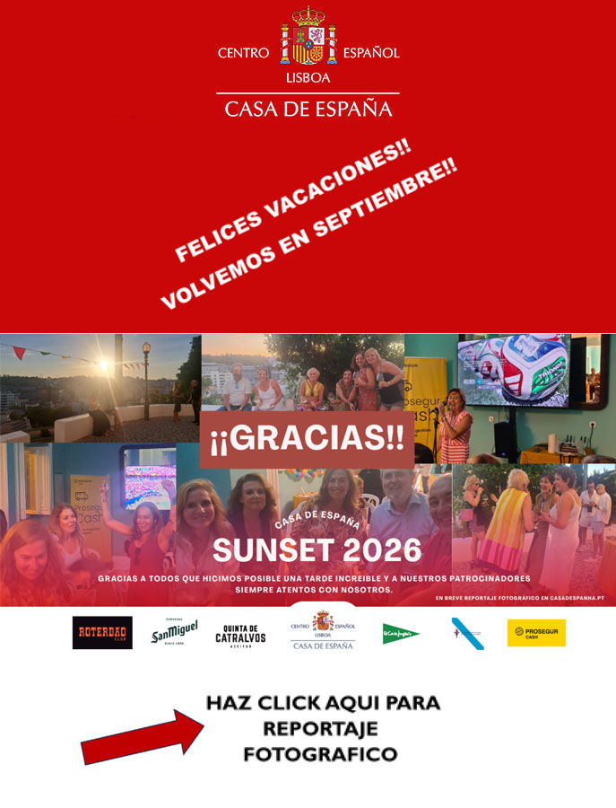 SUNSET - Casa de España - Jueves 2 de Julio - 19H-22H