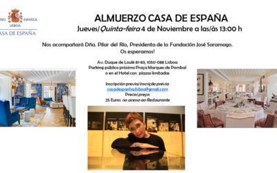 Almuerzo del 4 Nov. – Casa de España – Restaurante Hotel H10