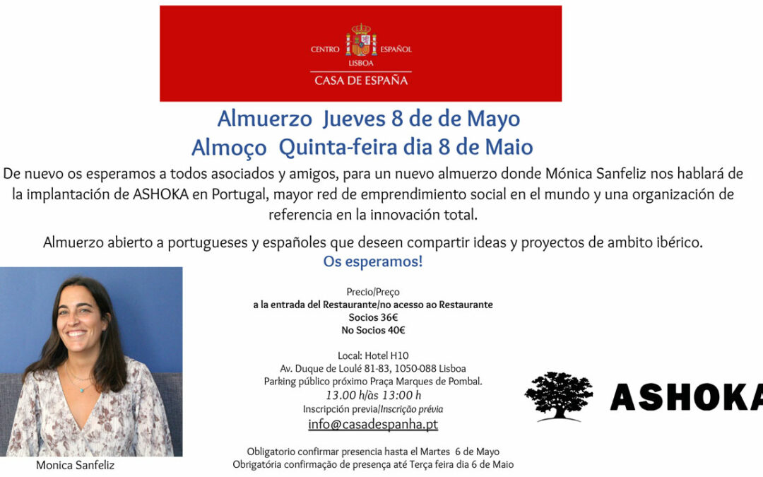 Almuerzo Jueves 8 de Mayo – Almoço Quinta-feira dia 8 de Maio