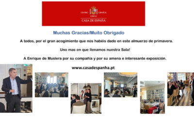 Almuerzo Jueves 9 de Abril – Almoço Quinta feira 9 de Abril