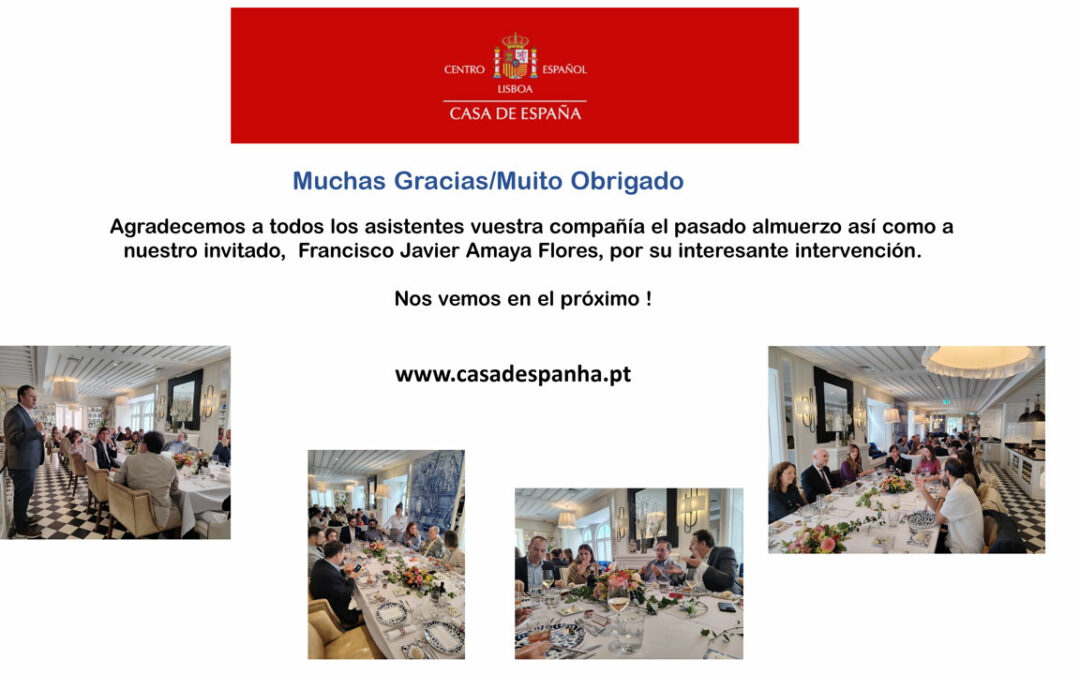 Almuerzo Jueves 7 de Mayo – Almoço Quinta-feira 7 de Maio