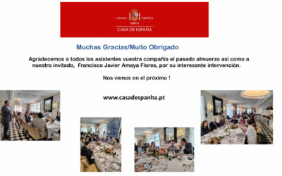 Almuerzo Jueves 7 de Mayo – Almoço Quinta-feira 7 de Maio